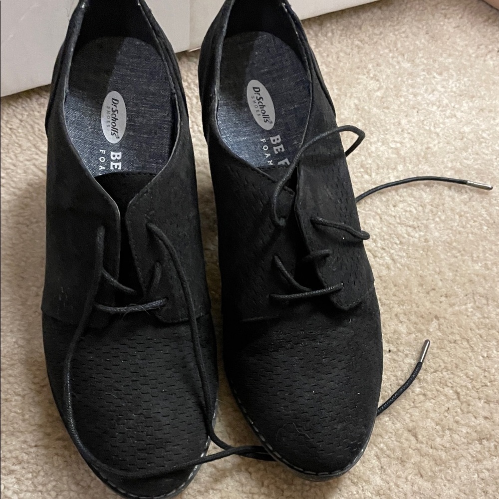 Dr. Scholl's Women's Black Textured Loafers